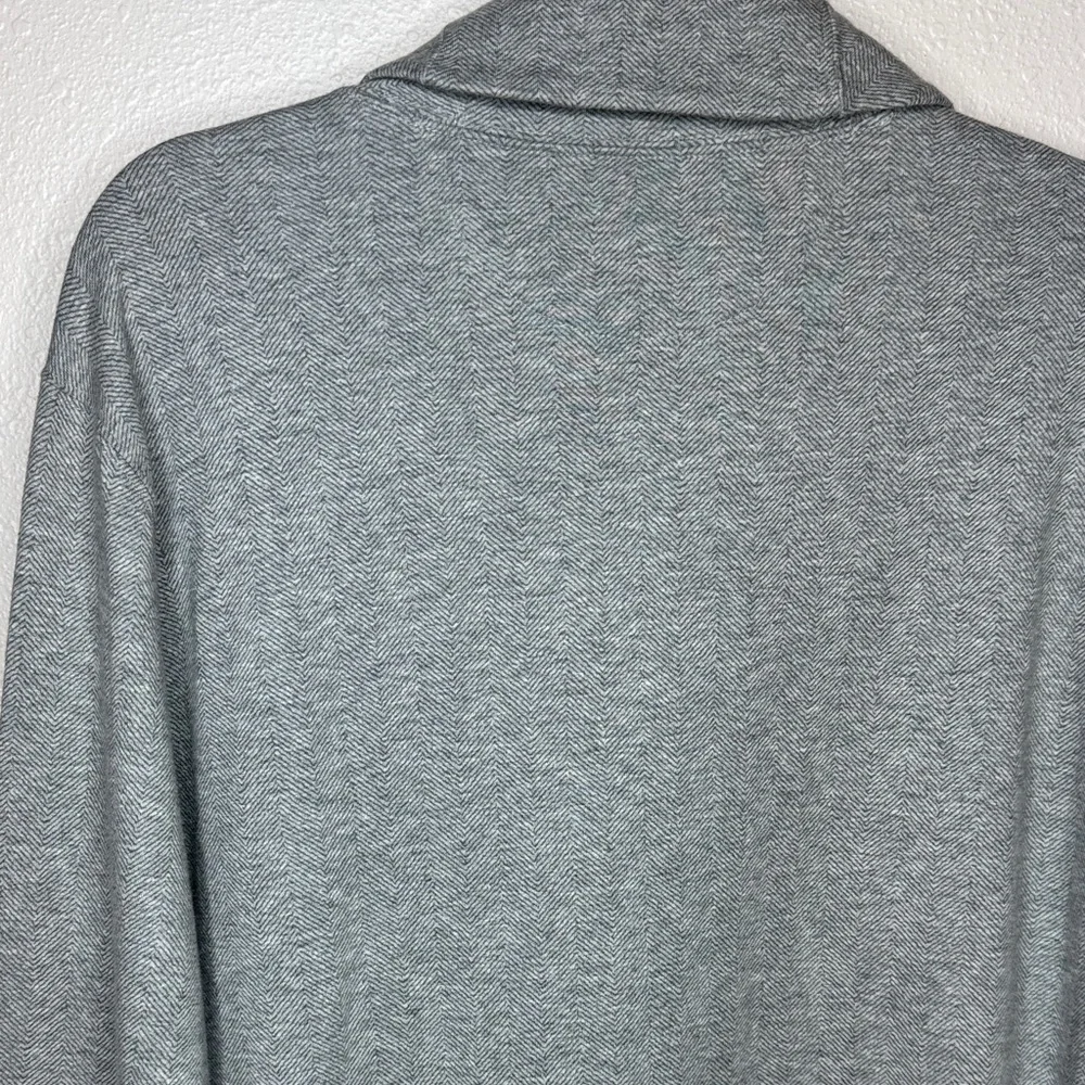 Polo by Ralph Lauren Jersey Shawl-Collar Pullover‎ Sweater in Gray - Med